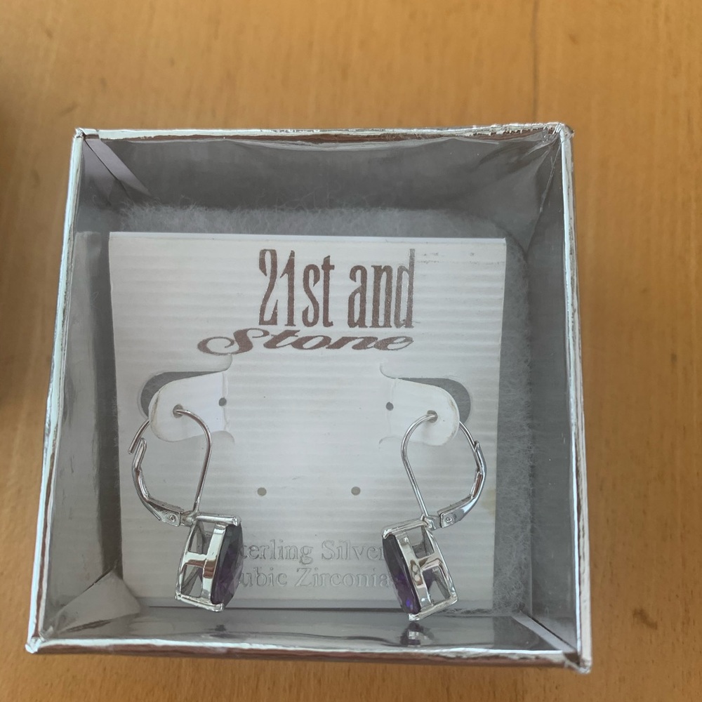 sterling silver earrings - Picture 2 of 4